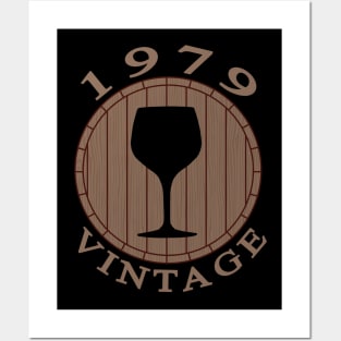 Vintage Wine Lover Birthday 1979 Posters and Art